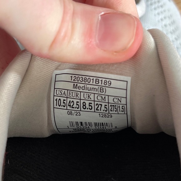 Brooks Ghost 15 Womens Running Shoes‎ White Oyster Indium 1203801B189 Size 10.5